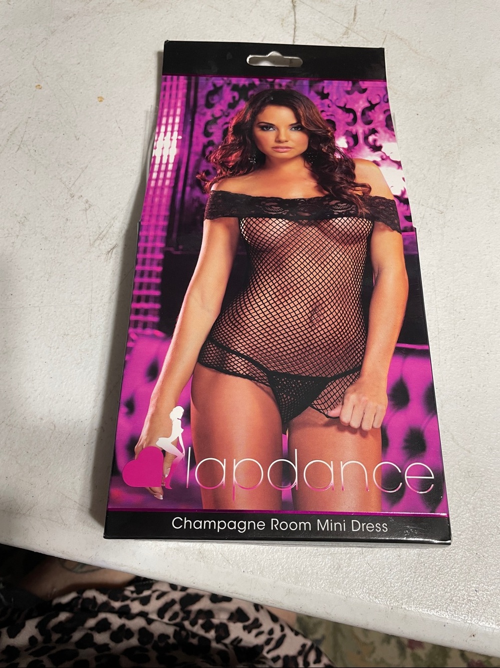 one size “lapdance” champagne room mini dress